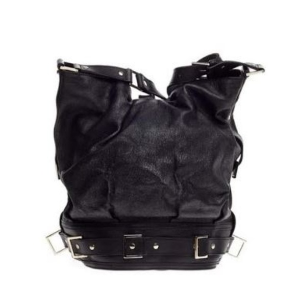 Alexander McQueen  Bucket Belted Tan Leather Bag - Picture 4 of 8